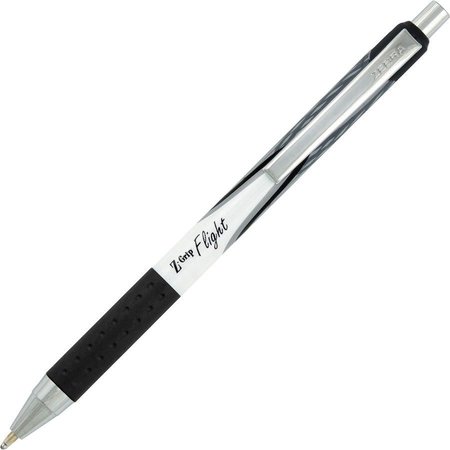ZEBRA PEN Flight Ballpoint Pen, 1.0mm Point, 24/PK, BK PK ZEB20924